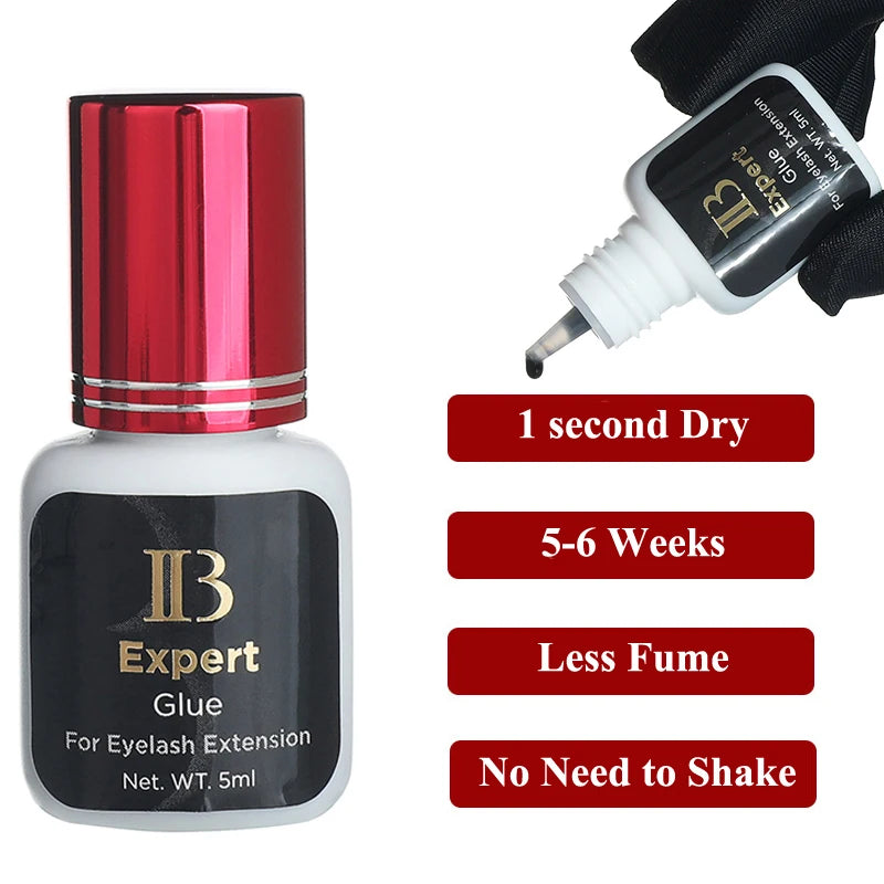 Original IB Lash Glue Super Plus Hyper Bond New Master Glue I-Beauty Eyelash Extension Adhesive Long Lasting Fast Dry Korea Glue