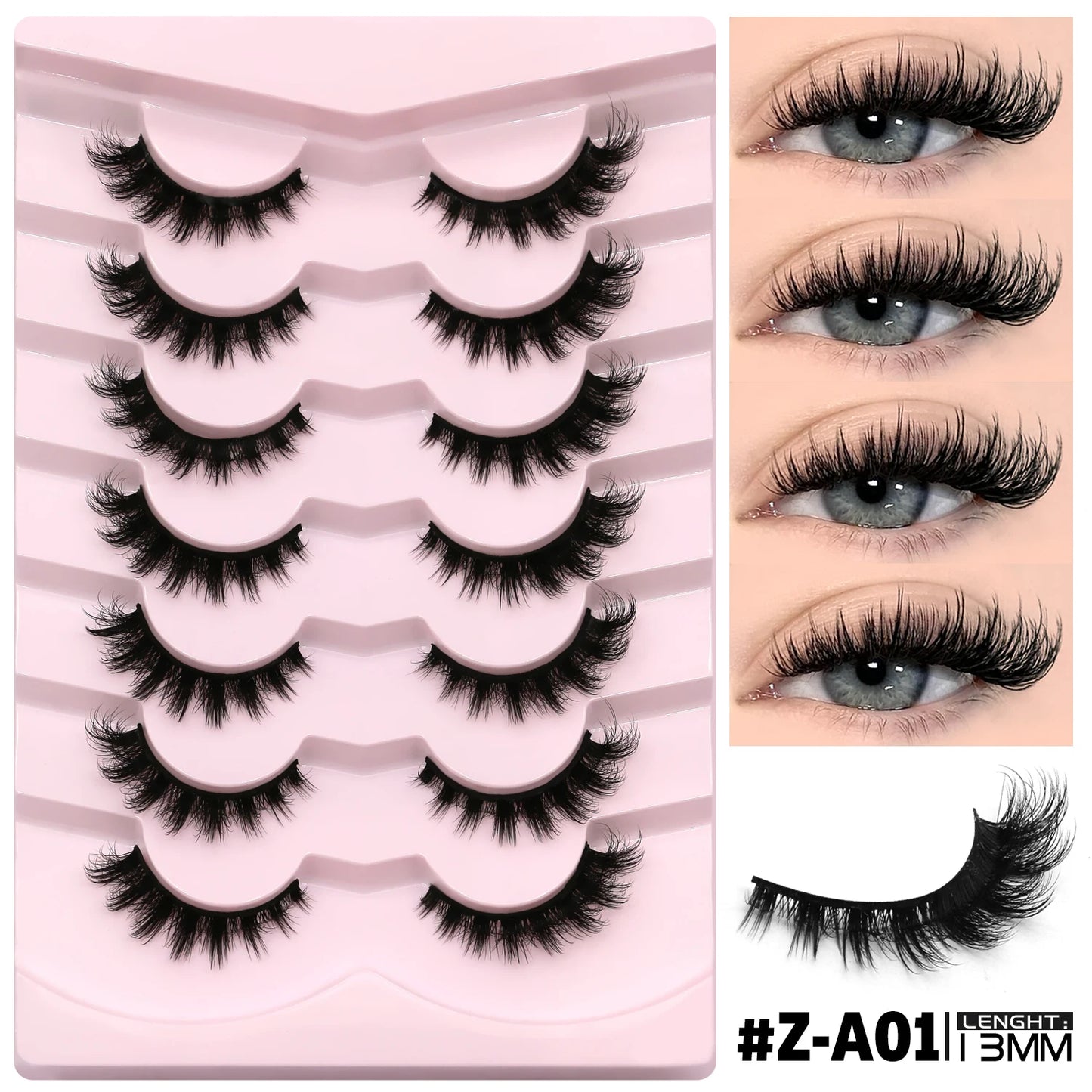 3D Mink Lashes Cat Eyelashes