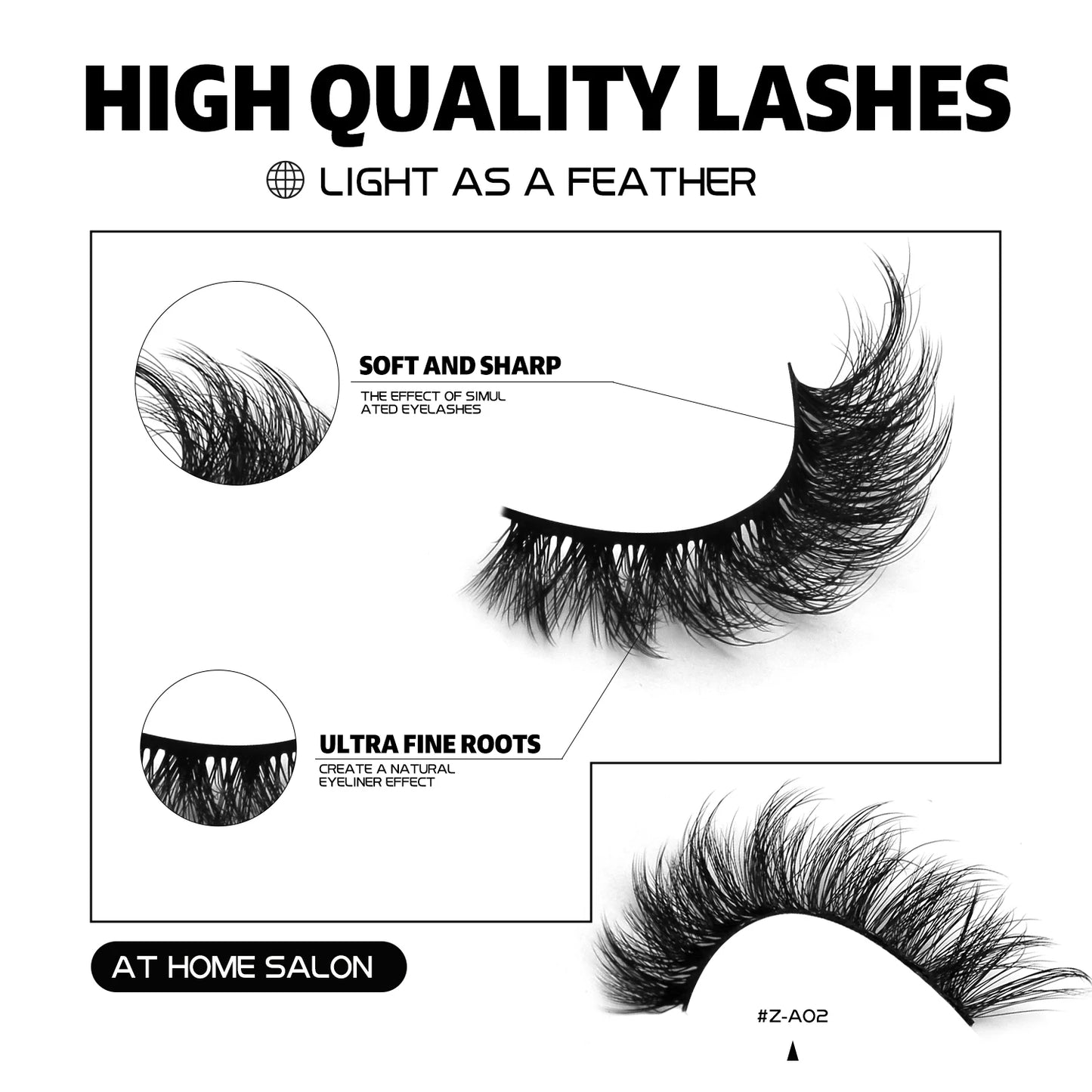 3D Mink Lashes Cat Eyelashes