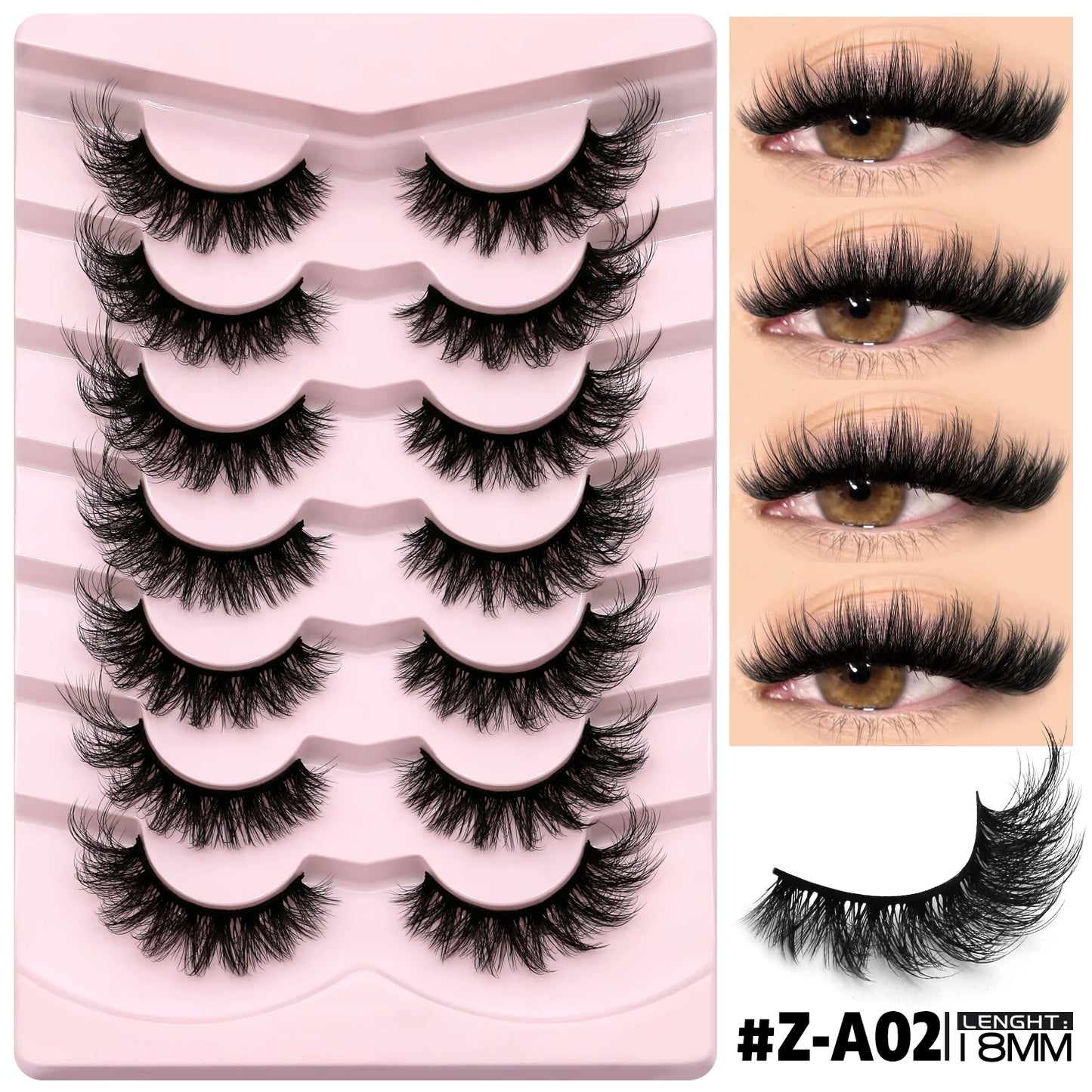 3D Mink Lashes Cat Eyelashes