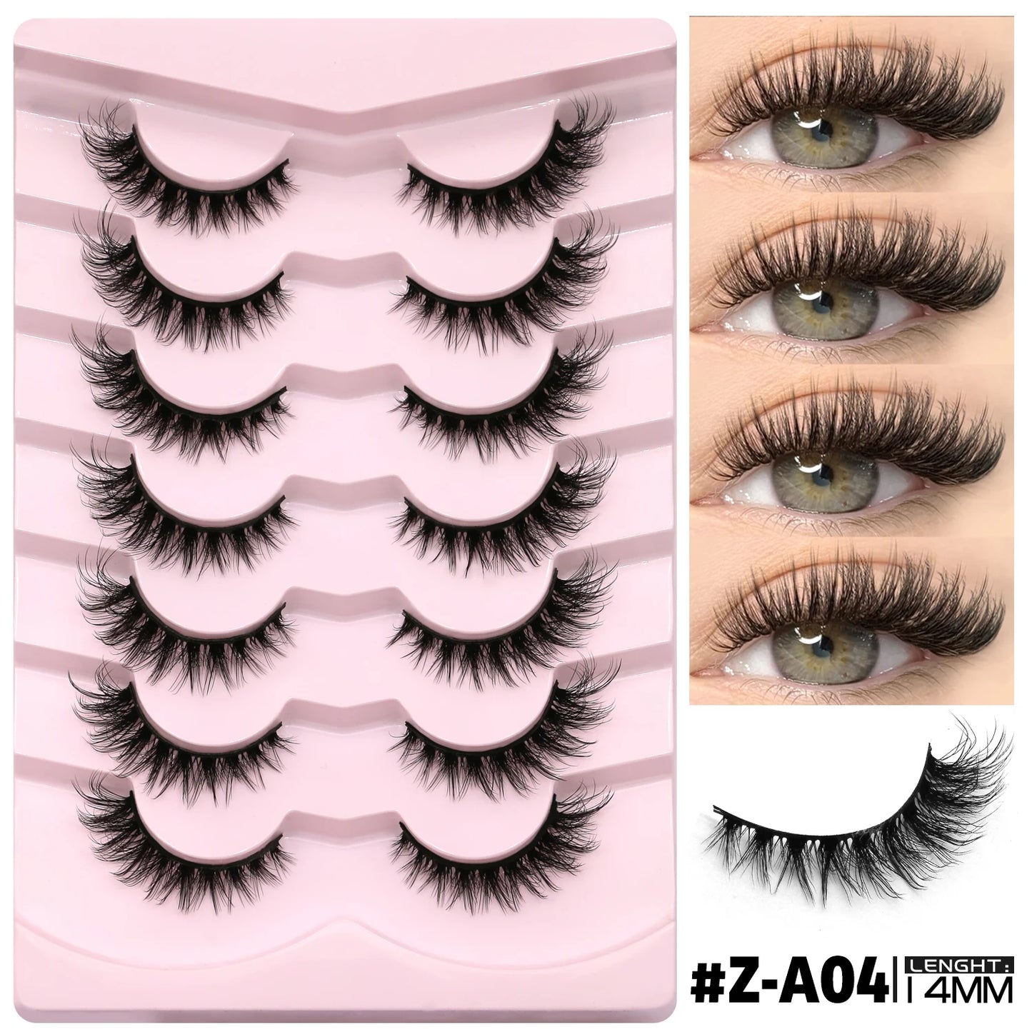 3D Mink Lashes Cat Eyelashes