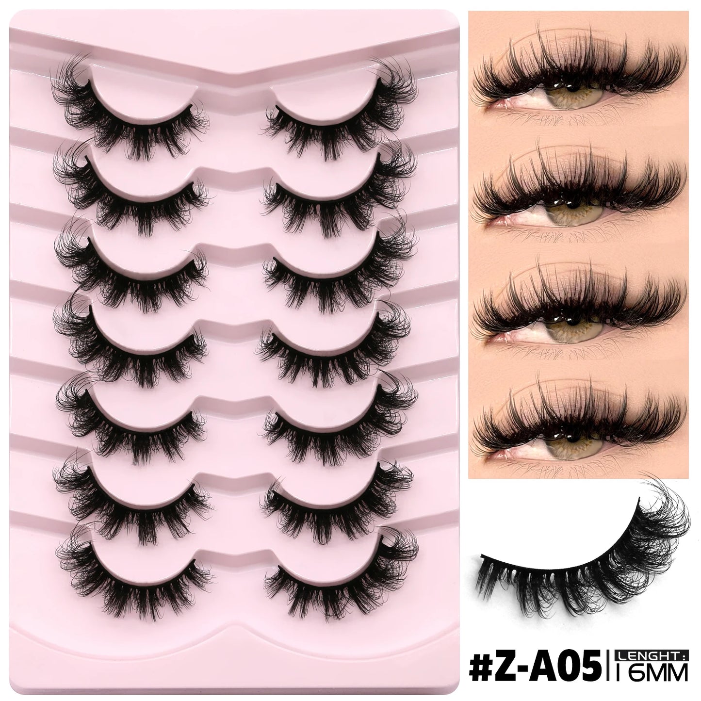 3D Mink Lashes Cat Eyelashes