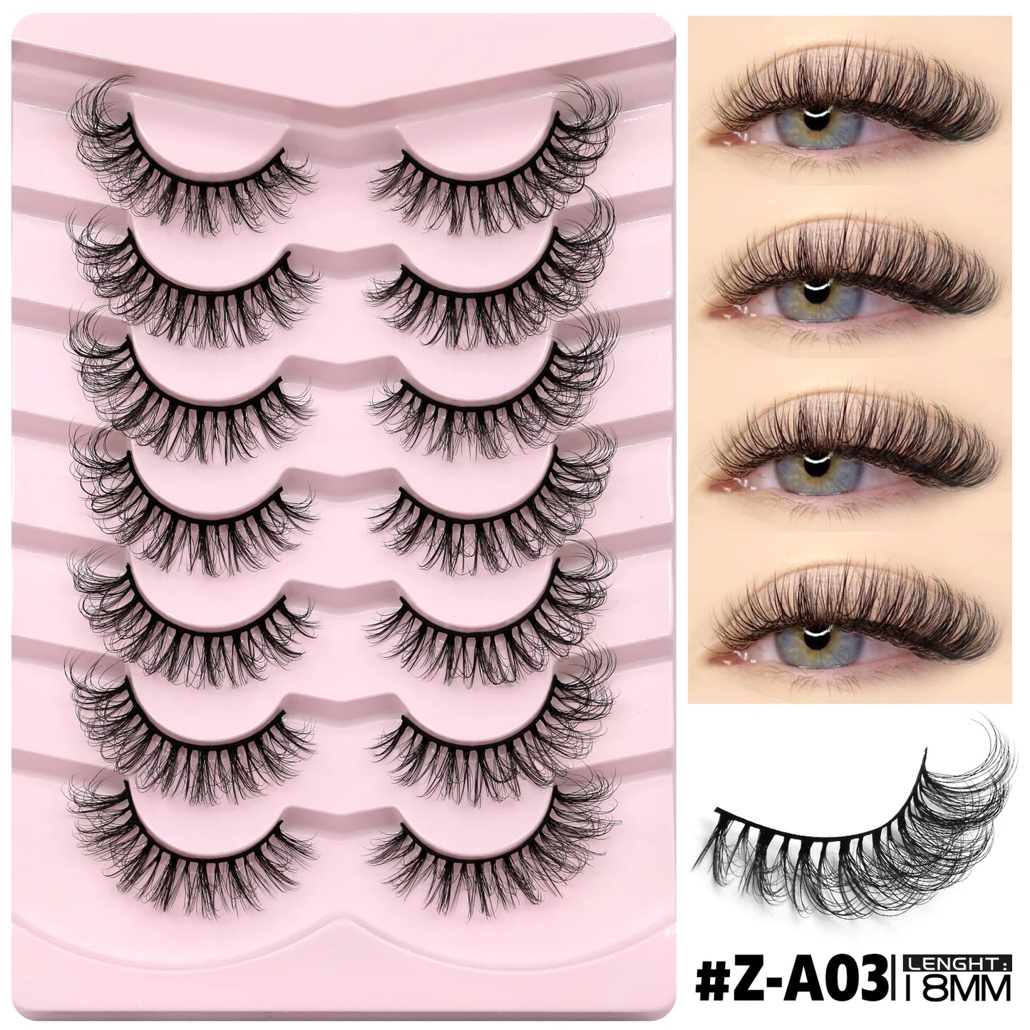 3D Mink Lashes Cat Eyelashes
