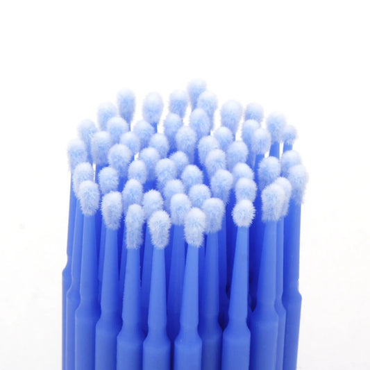 100Pcs/bag Disposable Eyelash Brush Lash Removing Swab Micro Brush MicroBrush Individual Eyelash Extension Supplies Makeup Tool